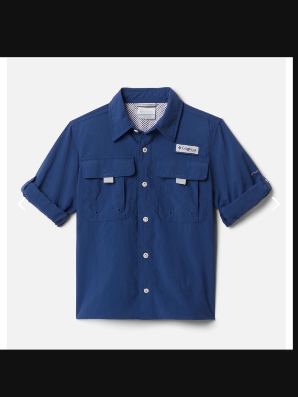 Columbia Boys Blue Button Down Shirt